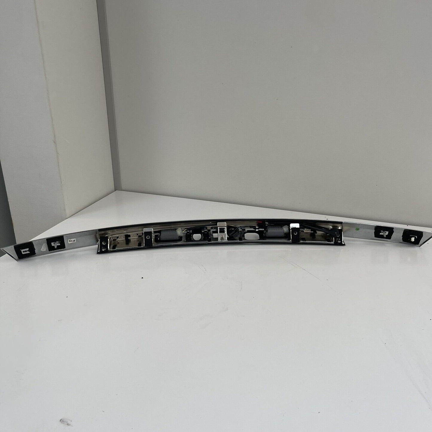 Genuine Jaguar XF X250 Chrome And Black  Boot Plinth With Lights