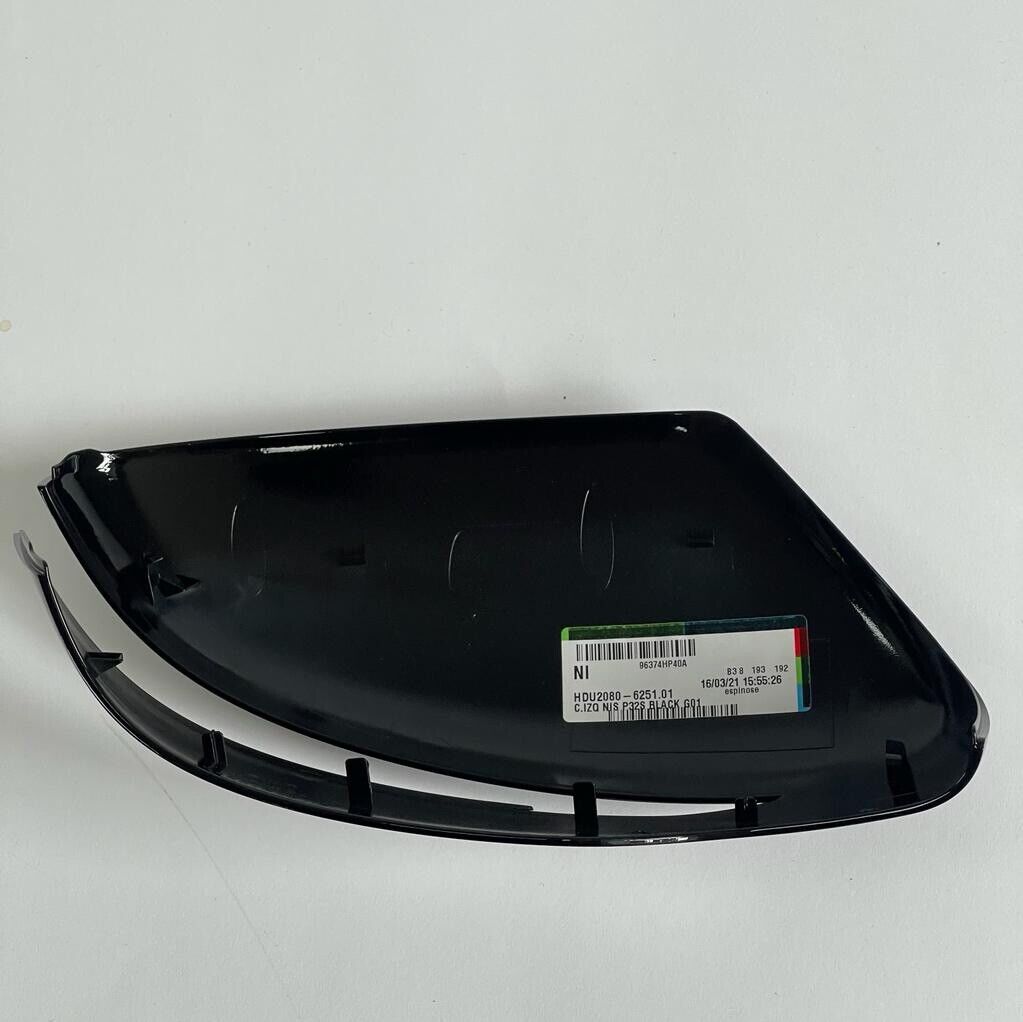 Genuine 2016 Nissan Qashqai Left Hand Near Side Black  Door Mirror Cover Cap