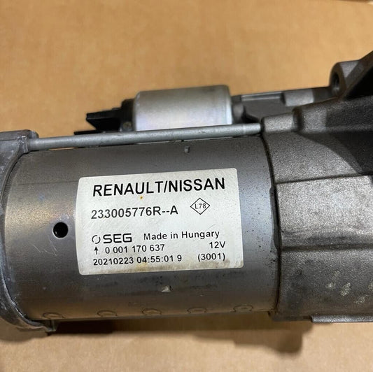 New Genuine Renault Starter Motor Renault Trafic Kangoo Megane Clio 233005776r