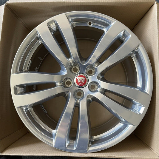Genuine Jaguar XJ 19" Rear Toba Polished Alloy Wheel 10Jx19  C2d7282 Bw9m-1007ba