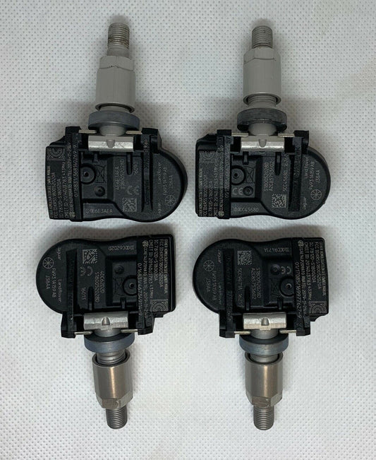 Set Of 4 Ford Mondeo Galaxy S-Max Tyre Pressure Sensors TPMS Valves 433MHz