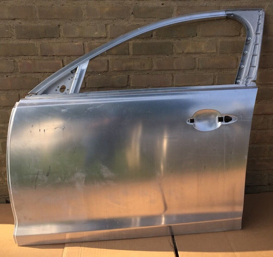 Genuine Jaguar XJ 351 Front Door Passenger Side, Left Hand, N/S Bare Metal Door