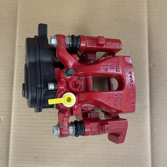 Genuine Jaguar F Type Rear Electric Left Brake Calliper Housing Red LH