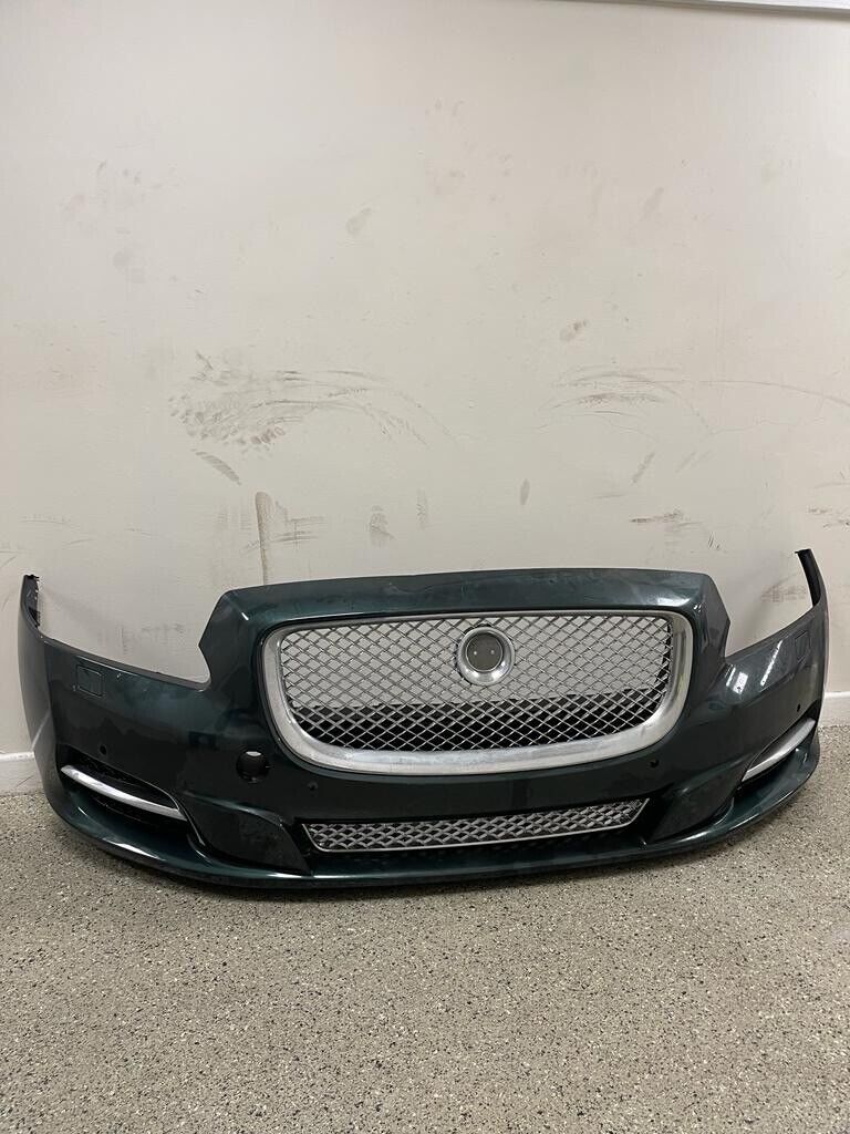 Genuine Jaguar XJ X351 Complete Green Front Bumper