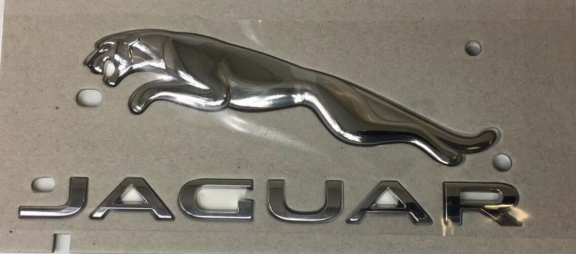 Genuine Jaguar XF Leaper Boot-lid Badge With Text T2H26823