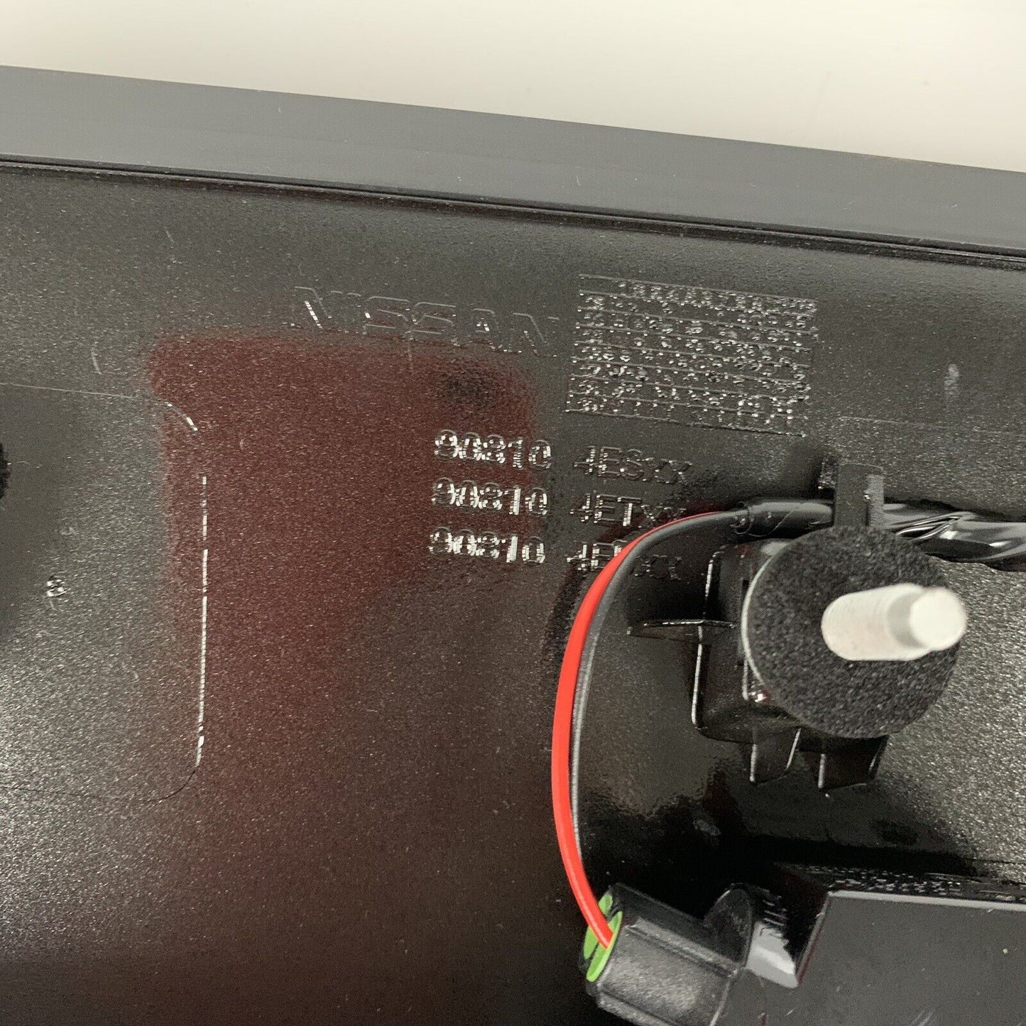 New Genuine Black Nissan Qashqai Tailgate Boot Button Handle Trim Cover