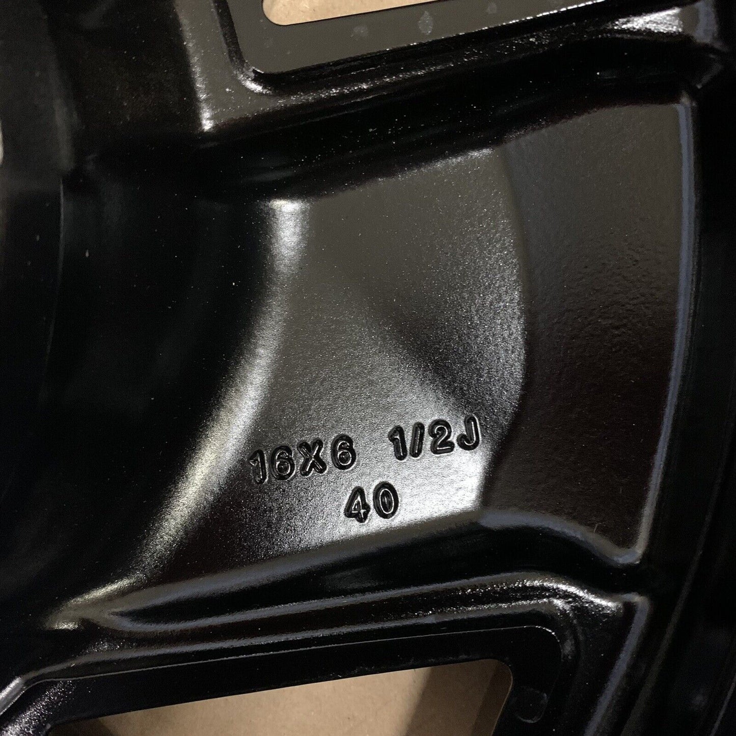 Genuine Set Nissan Leaf 16" Alloy Wheels diamond Cut Gloss Black 6.5J 40