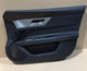 Jaguar XF X260 Front Door Card LHD RH Black Leather, Black Stitch DG12