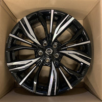 Genuine Set Of Nissan Juke 19" Alloy Wheel diamond Cut Gloss Black 7.5J 35