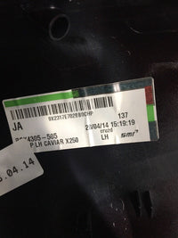 Jaguar XF Left Hand NS Door Mirror Burgundy Caviar CHP 2008-2013 Wing Mirror