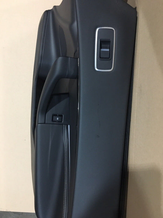 Jaguar Fpace Front Door Card LHD Passenger Side Leather, Cream Stitch LED DG5
