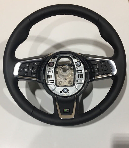 Jaguar XE R Black Leather Steering Wheel, Voice & Cruise Control