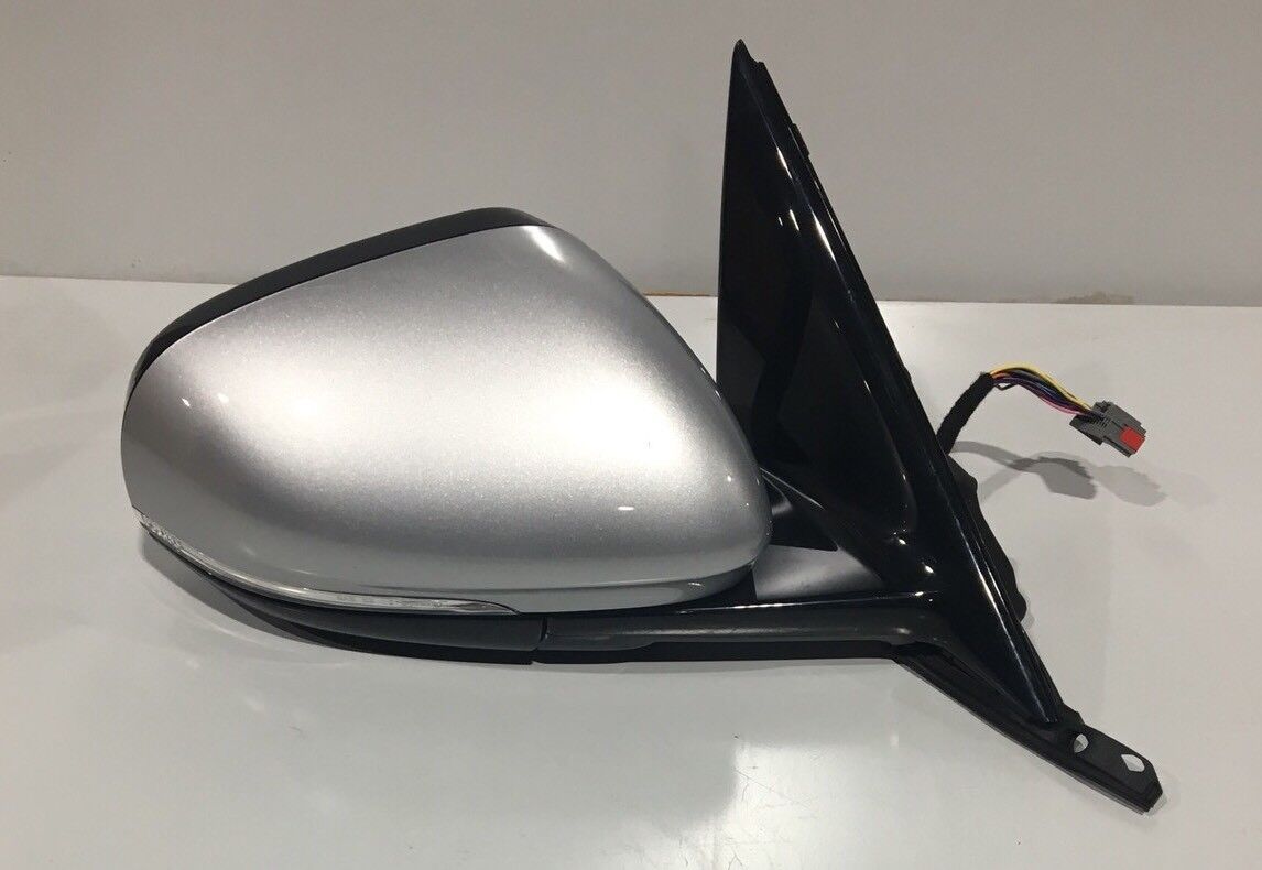 Jaguar XF Right  Hand OS Door Mirror Indus Silver MEN 2008-2013 Wing Mirror