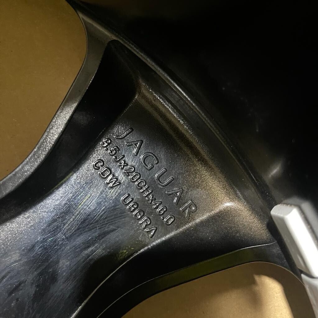 Genuine Jaguar XK Xkr 20" Rear Black  Takoba Alloy Wheel 9.5j X 20 46 Aw8m1007ea