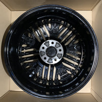 Genuine set of 4 Nissan Leaf 17" Alloy Wheels diamond Cut Gloss Black 6.5J 45