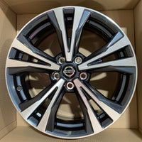 Genuine Nissan Qashqai 18" Alloy Wheels Diamond Cut and Grey D0300HV03A 2018-20