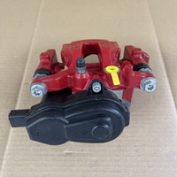 Genuine Jaguar F Type Rear Electric Left Brake Calliper Housing Red LH