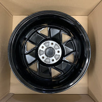 Genuine Set Nissan Leaf 16" Alloy Wheels diamond Cut Gloss Black 6.5J 40