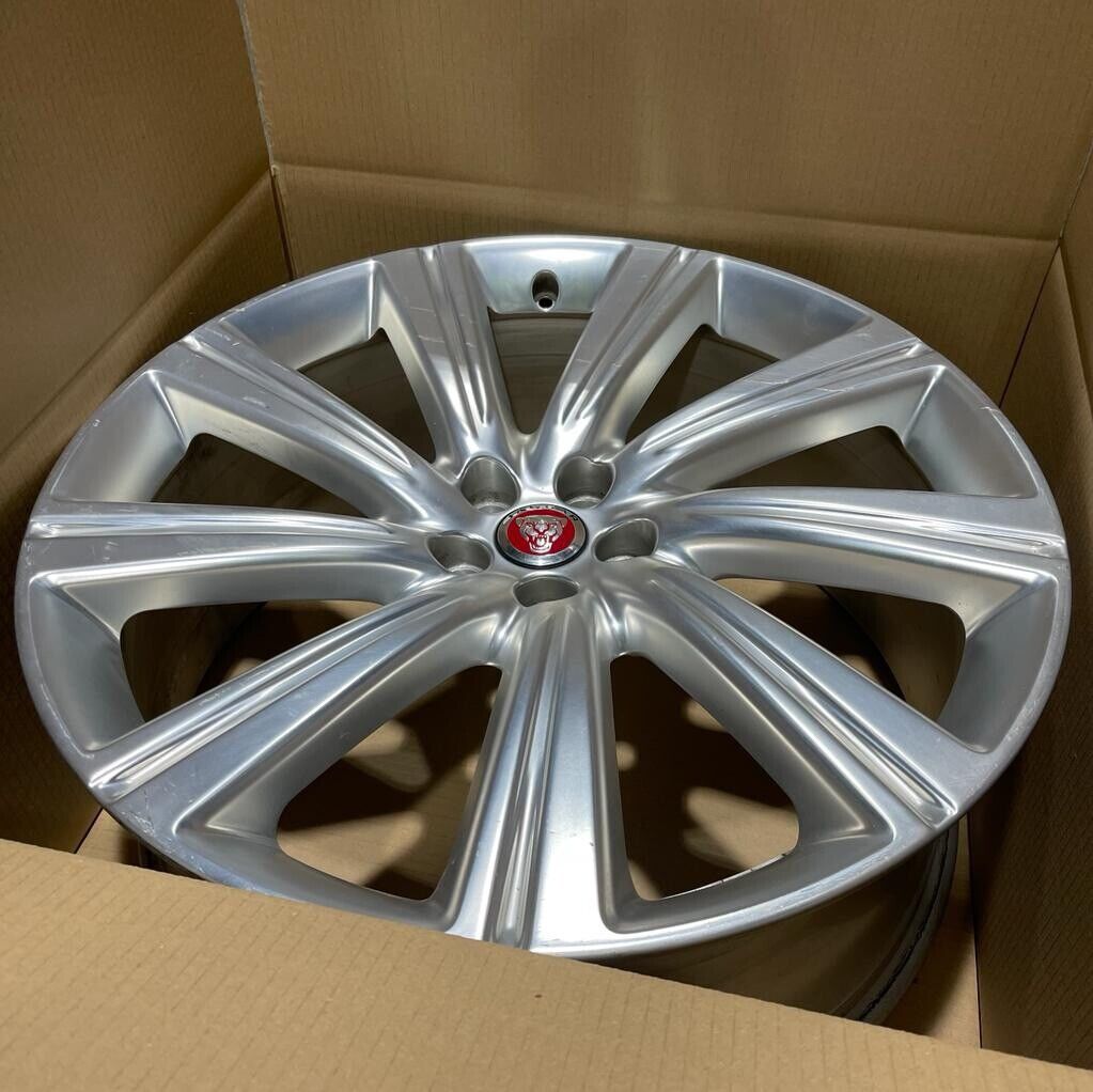 Genuine Jaguar 22" F-Pace Turbine Chrome Alloy Wheel  9jx22 45 T4A3799