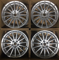 Set Of 4 Genuine Jaguar F-pace I-pace 18" Lightweight Alloys ideal winter tyres