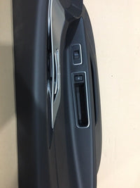 Jaguar XF Front Door Card LH Leather, Black Stitch  DG18