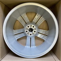 Jaguar 20" F pace Alloy Wheel Templar  5 Spoke Silver 8.5jx20 45 Hk83-1007-ga