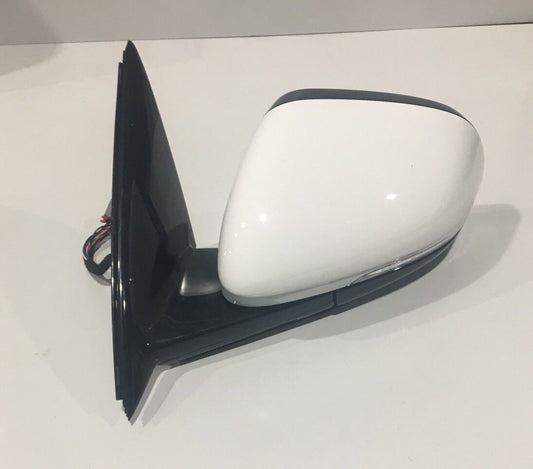 Jaguar XJ X351 Left Hand NS Door Mirror NER Polaris White Wing Mirror