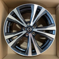 Genuine Nissan Qashqai 18" Alloy Wheels Diamond Cut and Grey D0300HV03A 2018-20