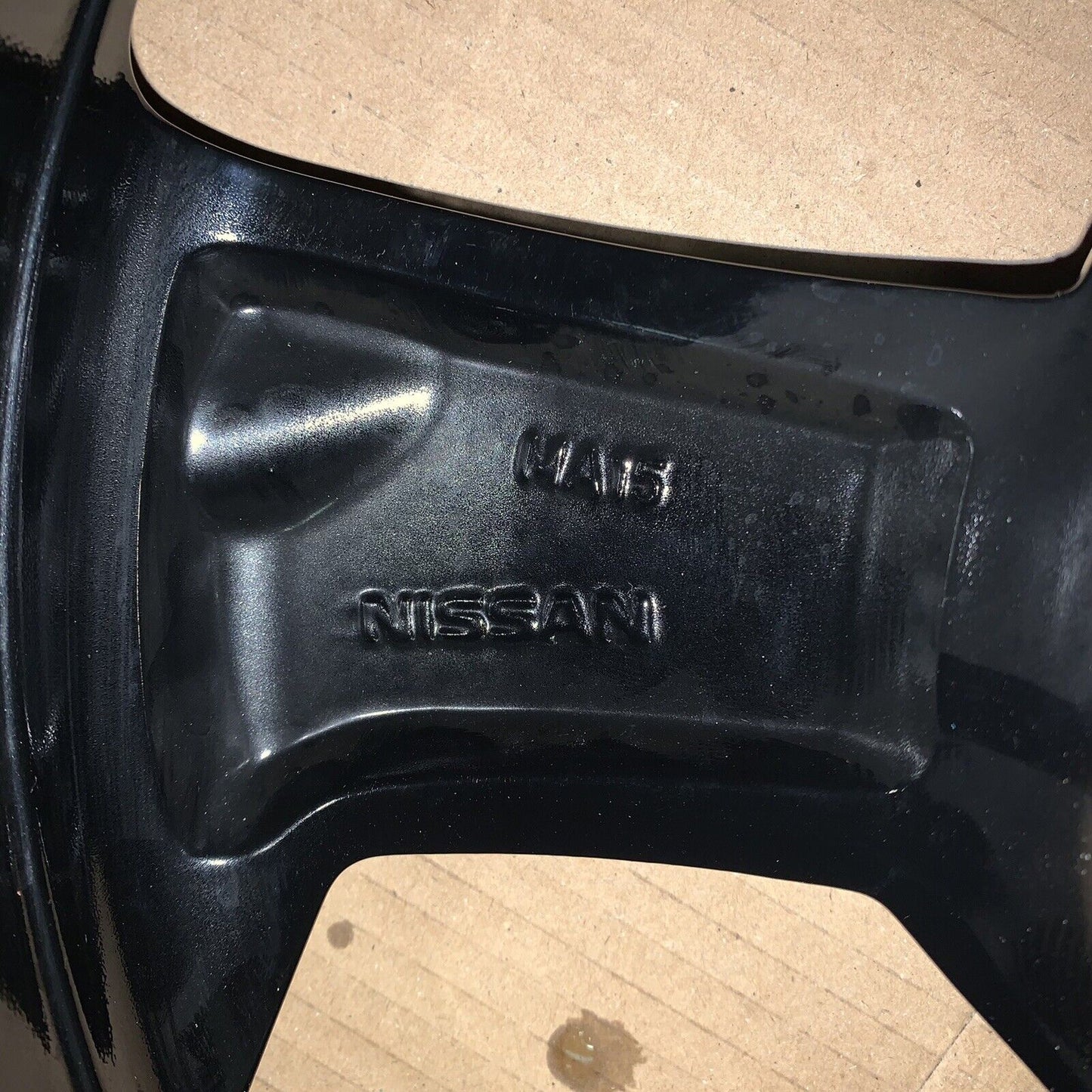 Genuine Nissan set of 4 Juke 17" alloy Wheels Diamond Cut Gloss Black 7J 35