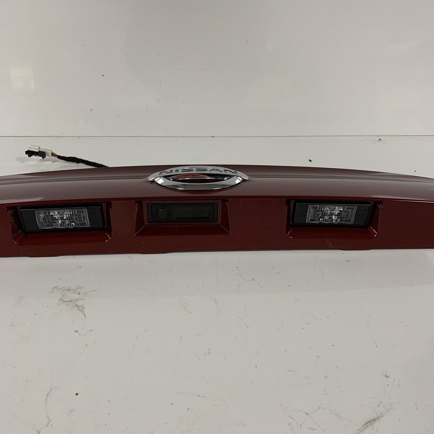 New Genuine Red Nissan Qashqai Tailgate Boot Button Handle Trim Cover