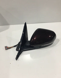 Jaguar XF Left Hand NS Door Mirror Burgundy Caviar CHP 2008-2013 Wing Mirror