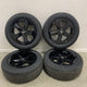 Genuine Set Of Nissan Qashqai 18" Black Alloy Wheels and Tyres