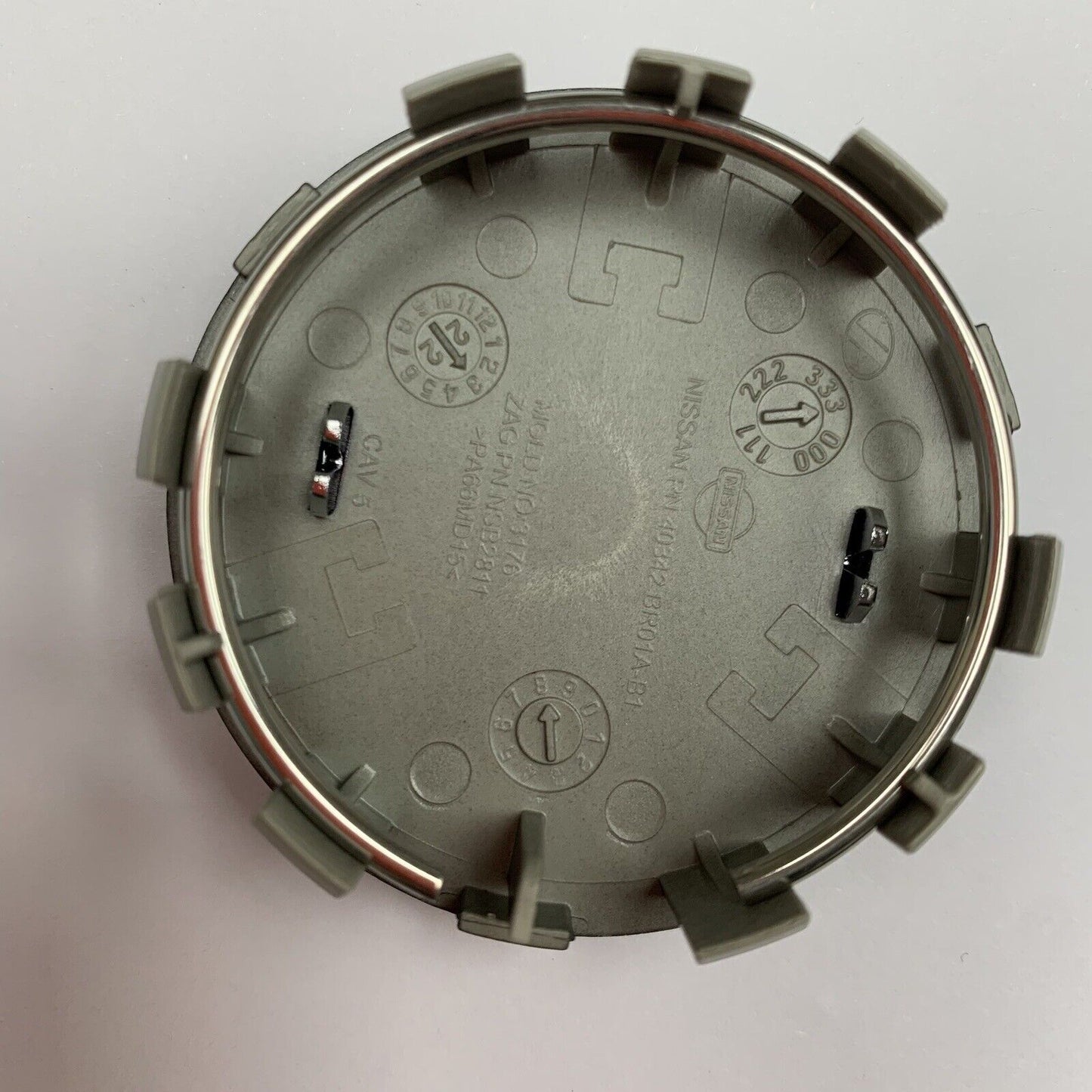 New Genuine Nissan Alloy Wheel Black 50mm Centre Cap 40342BR02A