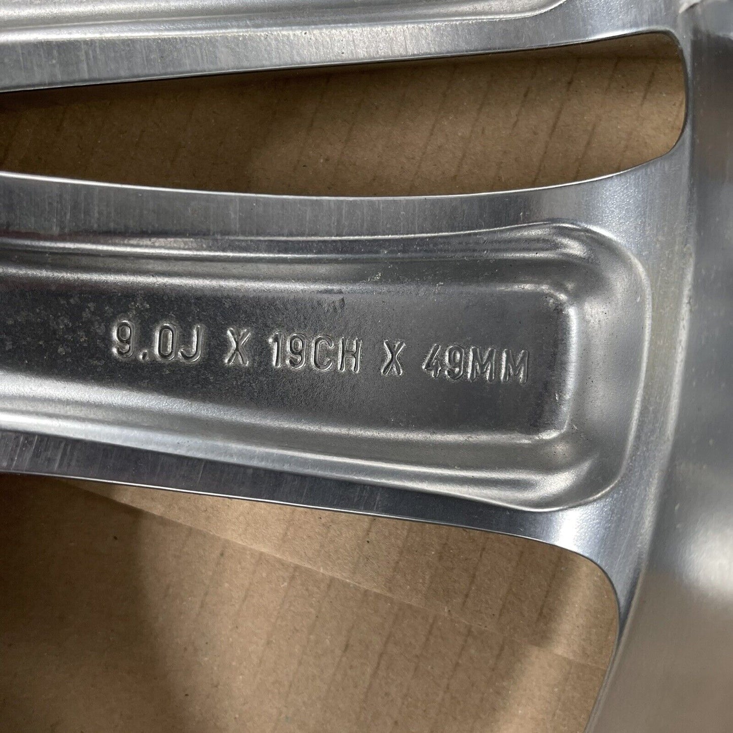 Genuine Jaguar XJ 19" Front Toba Polished Alloy 9Jx19CHx49 Bw9m-1007-aa C2d38658