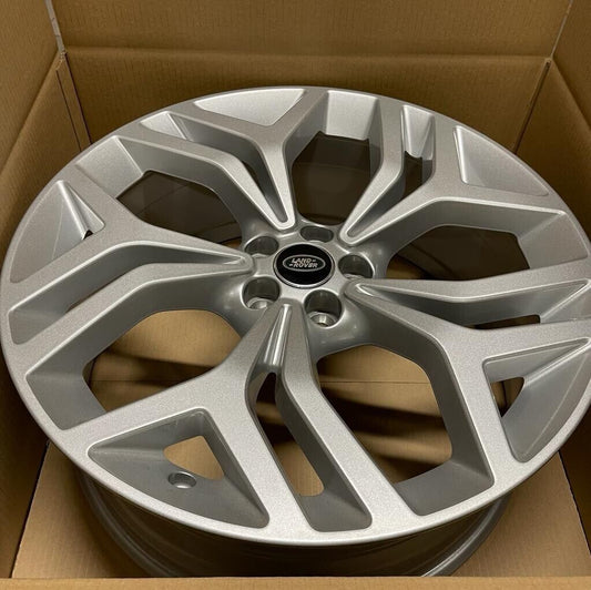 Genuine Range Rover Velar 21” Alloy Wheel Tree Evo  Sparkle Silver Lr141886