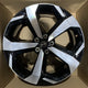 Genuine Set Of 4 Nissan Juke 19" Alloy Wheels Diamond Cut and Gloss Black 6PA3B