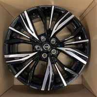 Genuine Set Of Nissan Juke 19" Alloy Wheel diamond Cut Gloss Black 7.5J 35