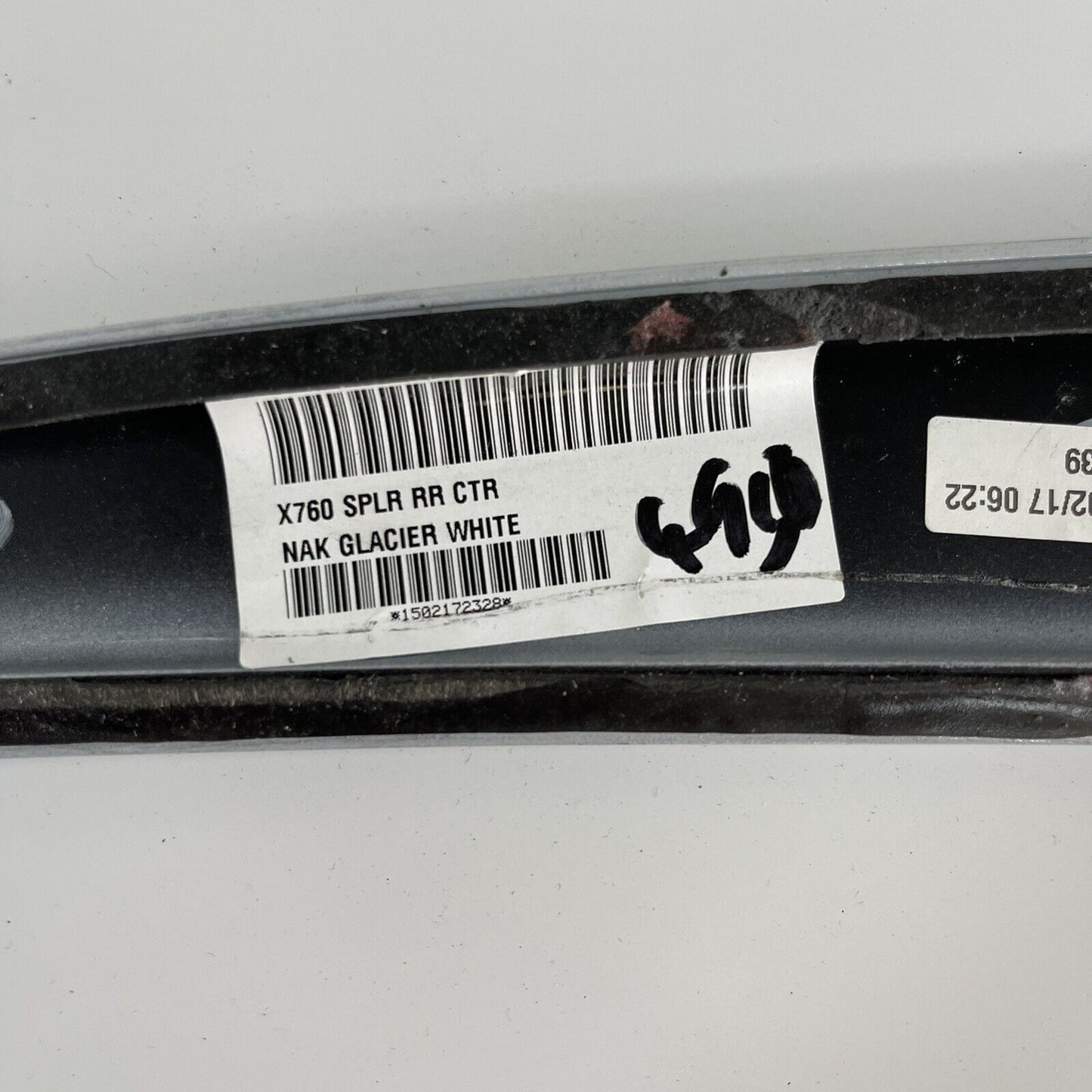 Genuine Jaguar XE X760 Standard Rear Spoiler | Glacier White Nak