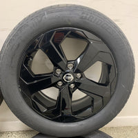 Genuine Set Of Nissan Qashqai 18" Black Alloy Wheels and Tyres