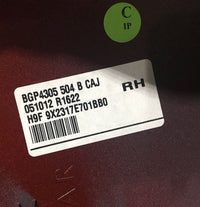 Jaguar XJ X351 Right Hand OS Door Mirror Carnelian Red CAJ Wing Mirror