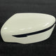 Genuine 2019 Nissan Qashqai Left Hand Near Side Solid White Door Mirror Cover
