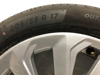 Set Of XE 17” Stealth silver Alloys and Michelin T4N26858