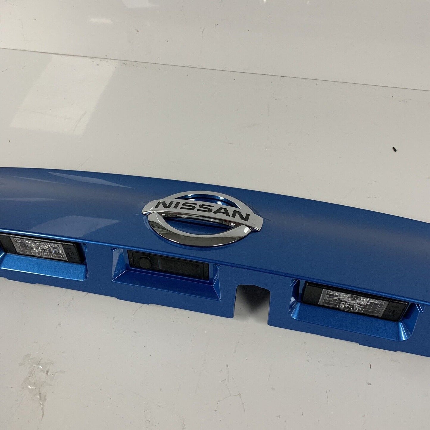 New Genuine Blue Nissan Qashqai Tailgate Boot Button Handle Trim Cover