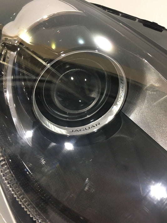 Genuine Jaguar F type HID RHD Chrome Headlight RH UK Spec T2R18034