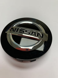 New Genuine Nissan Qashqai Alloy 60mm Wheel Centre Cap Black Chrome 404326HL6A