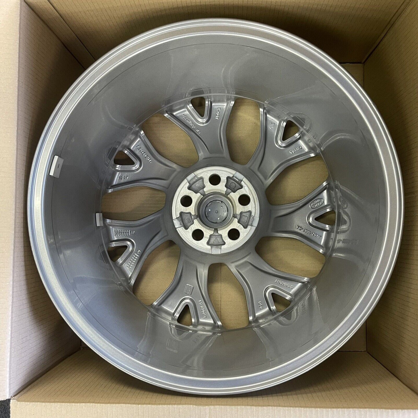 Genuine Range Rover 21” Alloy Wheel Flute Grey Polished Jk52-1007-da