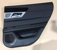 Jaguar XF X260 Rear Door Card RH Black Leather, Black Stitch Black Panel DG19