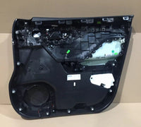 Jaguar Fpace Front Door Card LHD Drivers Side Leather, Cream Stitch LED DG1