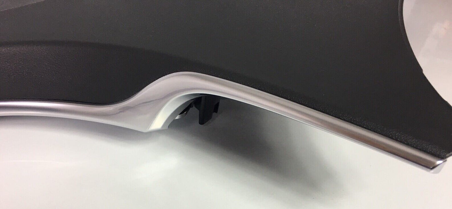 Jaguar XE, XF Centre Console Panel Jet I/P Insert Chrome, Ebony LH T2H23412PVJ