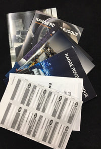 Brand New Range Rover Evoque Owners HandBook And Leather Wallet *spanish*